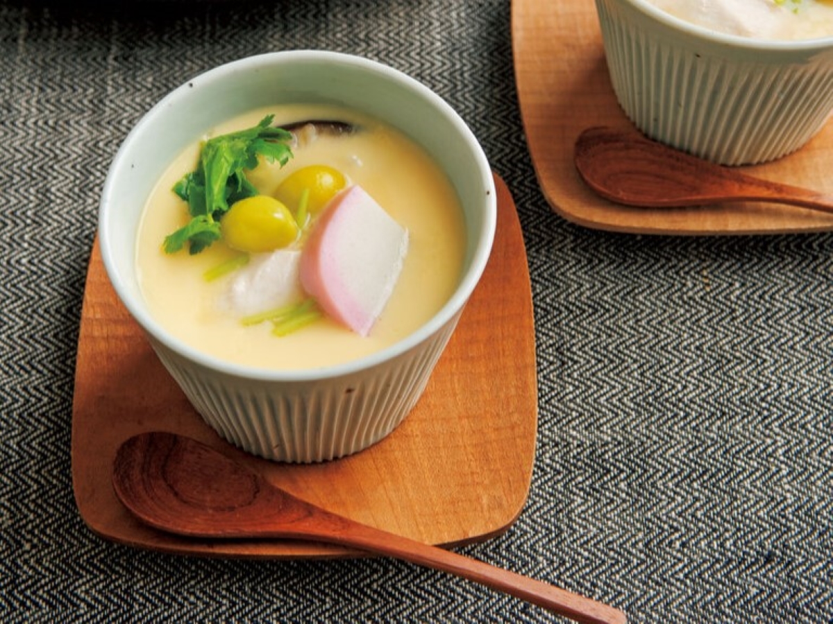 小松菜の和風あんかけオムレツ