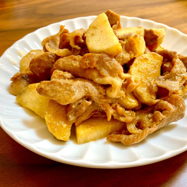 褒められおかず♥豚肉と長芋のオイマヨ炒め *野菜たっぷり*節約*スキレット*簡単 5分～10分