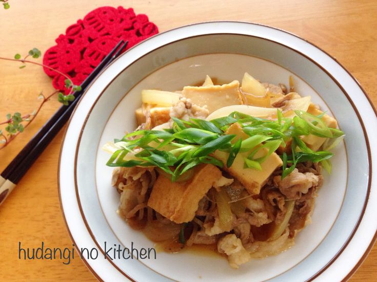 厚揚げの豚肉巻き甘辛だれ