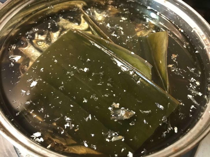 出汁を取った後の昆布で佃煮