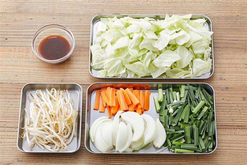 基本の肉野菜炒めのレシピ 作り方：白ごはん.com