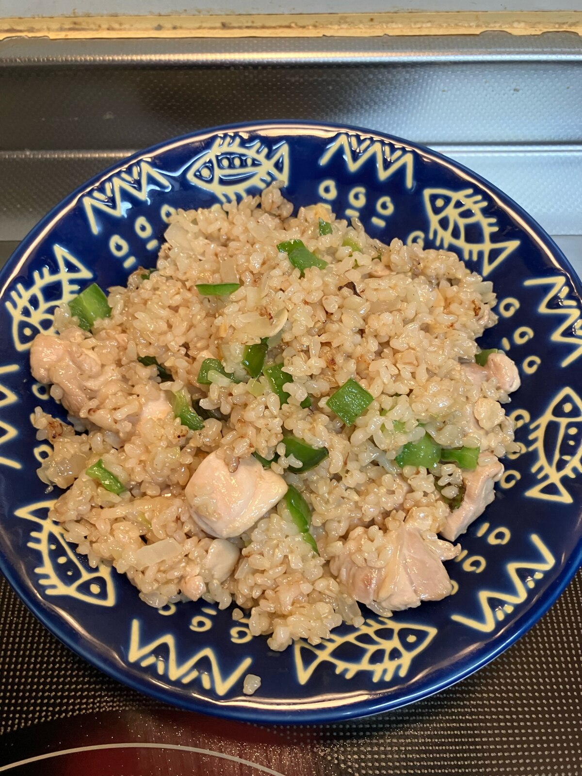 絶品！ガーリック醤油バターチキンステーキライス もも肉