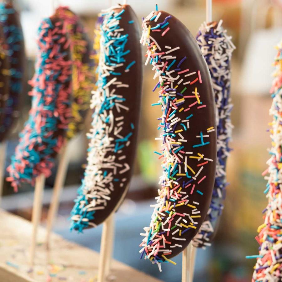 チョコバナナグラフォン無料素材