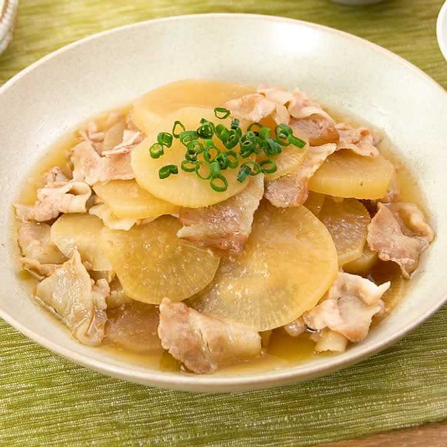 SUN 03 15 2020 幼児食 豚こま肉と大根の炒め物大人も子供もおいしいDialy by うさぱん