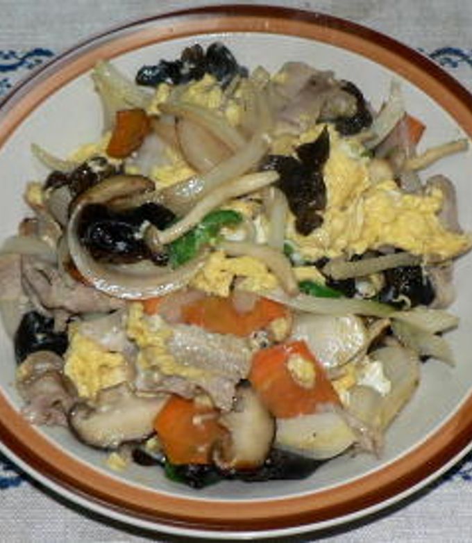 きくらげと卵と豚肉の炒め物 木須肉Gaspo ガスポ の美味しいレシピ