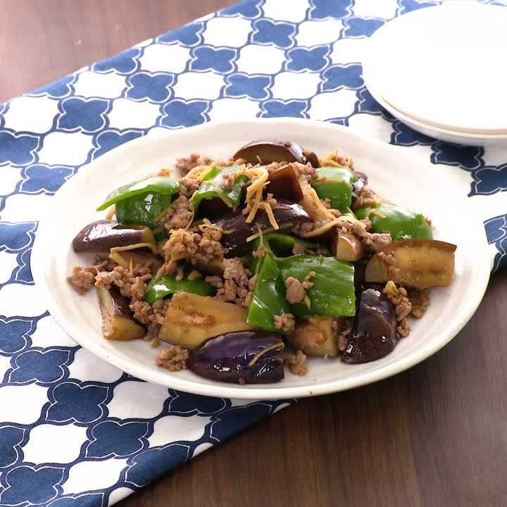 ご飯が進む♡なすとピーマンの豚バラチーズ巻き ＃甘辛＃簡単レシピ＃時短＃節約＃豚肉＃お弁当毎日しあわせごはん*