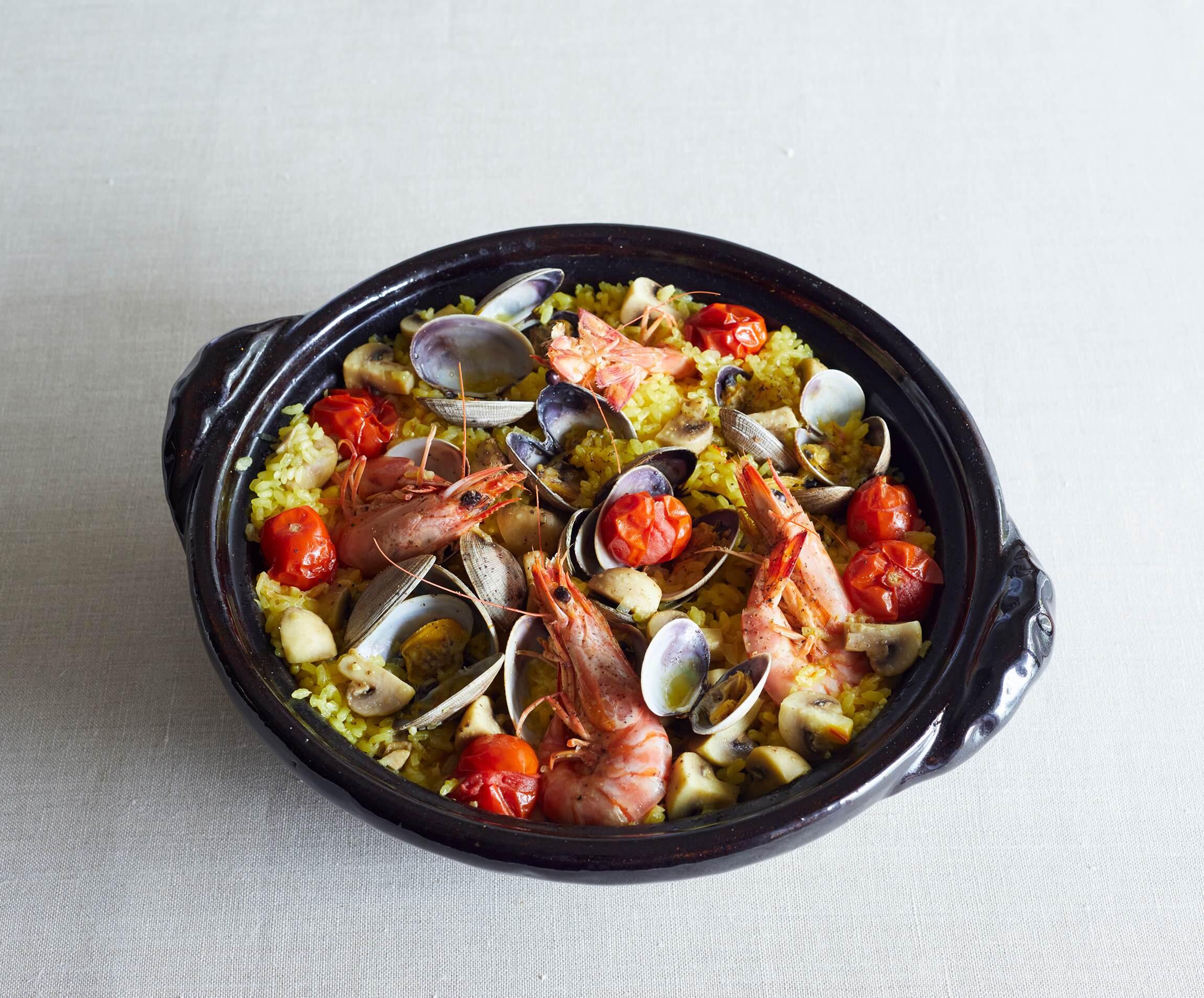 具だくさんパエリア