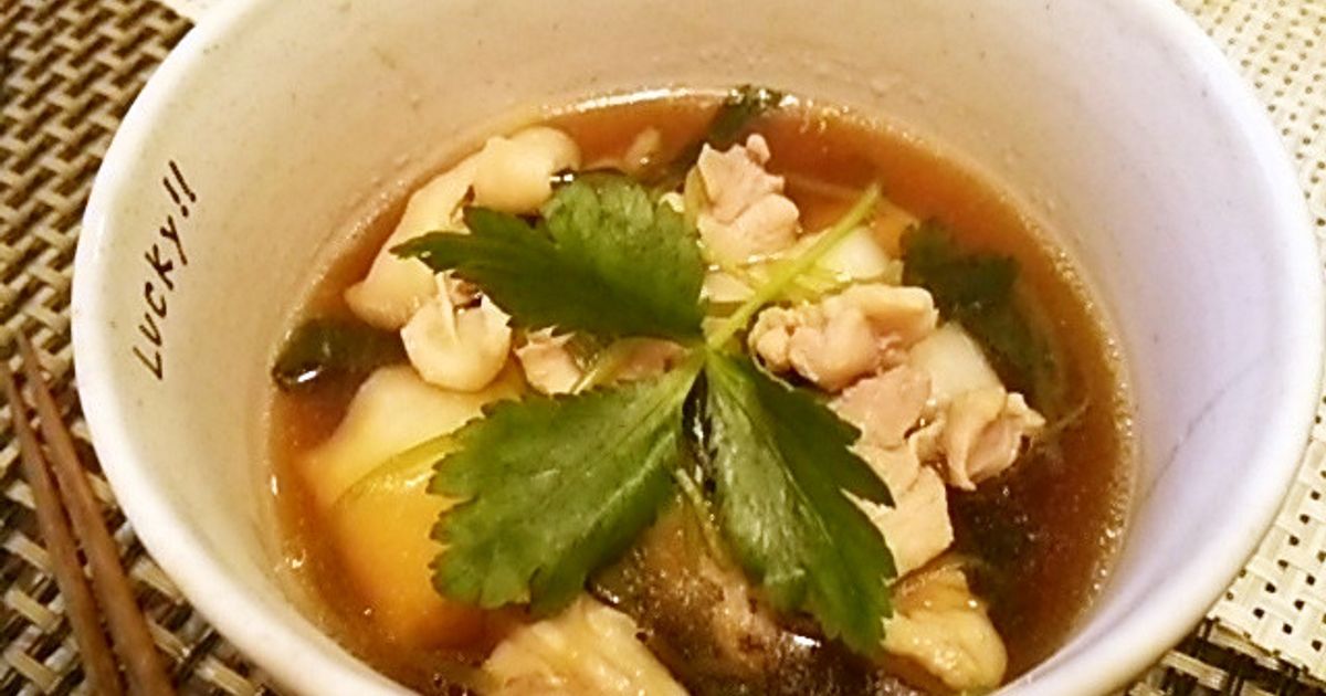 簡単！麺つゆで手間無し♪お雑煮