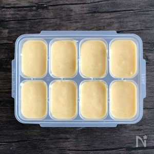 レンジで簡単米粉蒸しパン!離乳食後期に