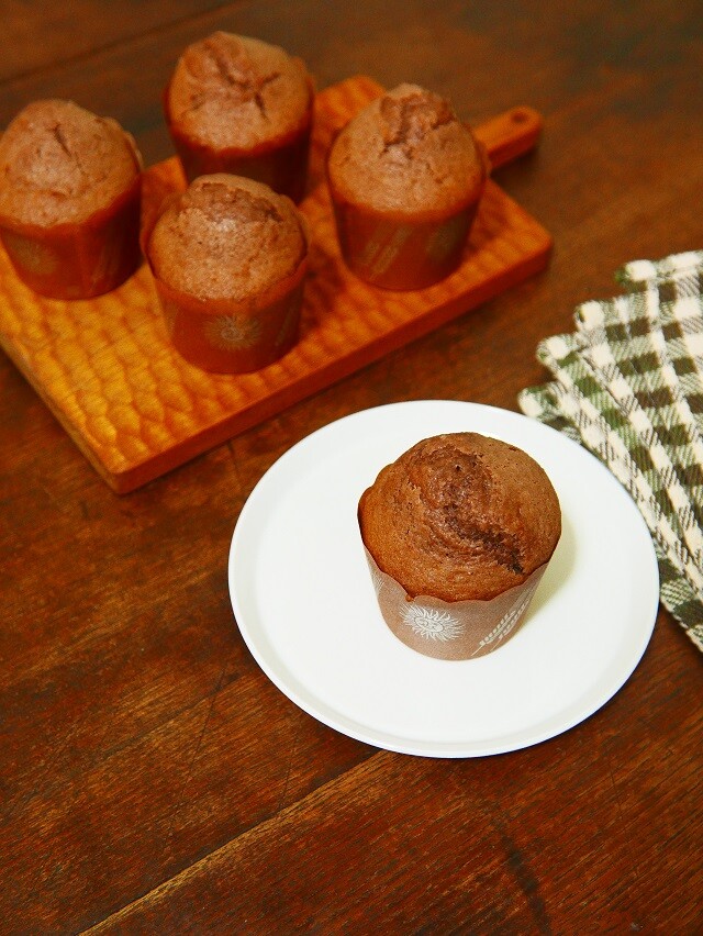 ダブルチョコのカップケーキでバレンタイン☆簡単HM
