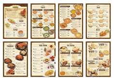 昭和レトロ 喫茶 メニュー表