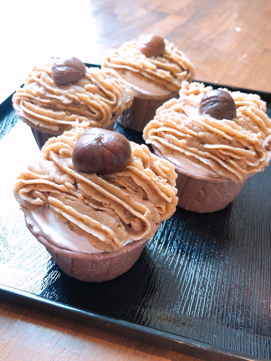 お豆腐と甘栗使ったモンブラン