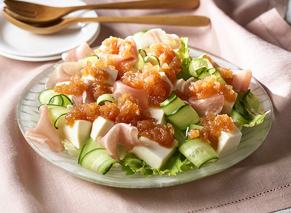 生ハムとレタスは相性抜群！ごま油×にんにくで作る和風レシピ集