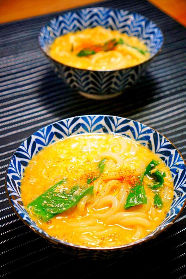 とろ〜り温まる♪ かに玉うどん