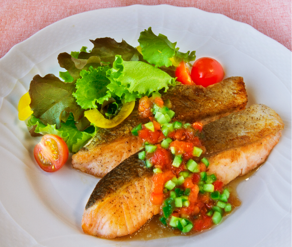 お料理白身魚のムニエル調理時間：15分 たけうちたろう