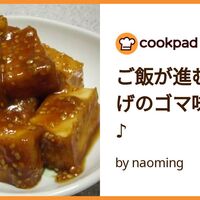 茄子の簡単レシピ 厚揚げと焼いて混ぜるだけ!感動的な美味さ