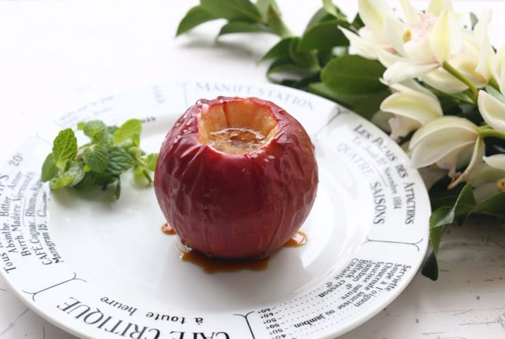 電子レンジでできる焼きりんごの作り方5分でできる簡単レシピracssblog