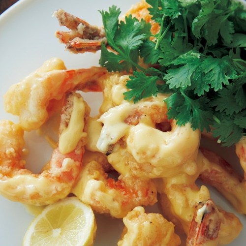 えびとブロッコリーのオイスターソース炒め