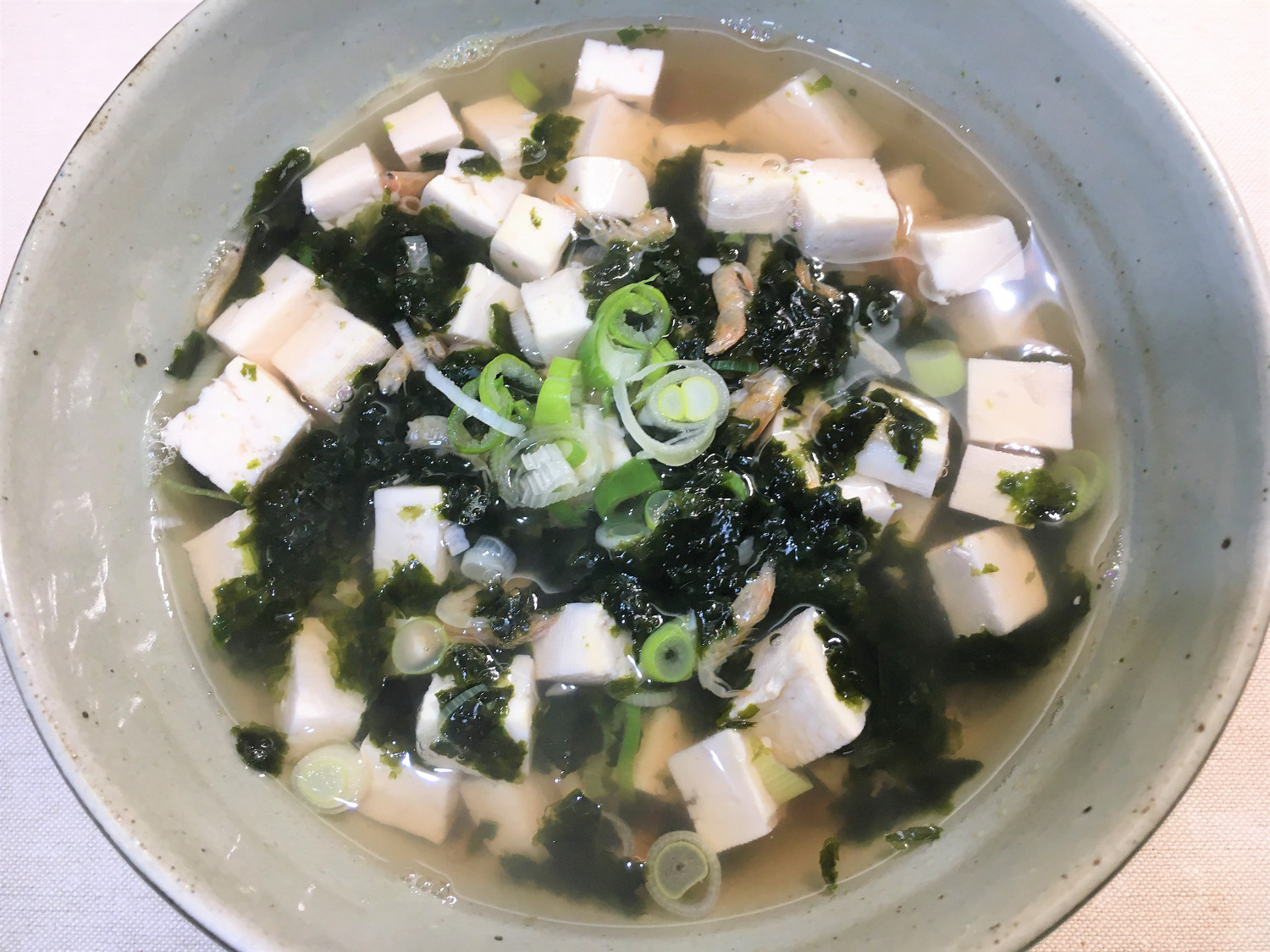 煎り胡麻芹ご飯と牡蠣の海苔スープ