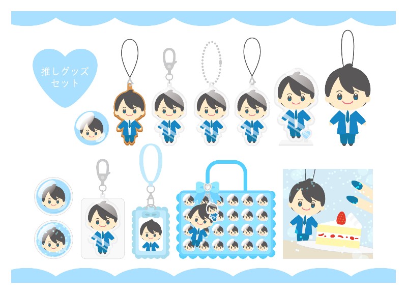 推し活推しグッズ手作りレジン シャカシャカキーホルダー推しカラー いれいすりうらくんてんさいりうらまるはたちちょい爆誕祭記念キーホルダーハンドメイド レジン動画youtubeアップしました