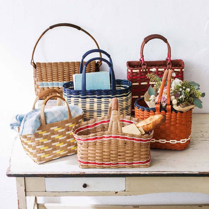 エコクラフト カゴバッグ クラフトかごバッグ。エコクラフトかごバッグ。 黒・白・水色 。ハンドメイド ハンドメイド エコバック テラコッタ色籠かご カゴ バッグ エコバッグ 手作り 手づくり かごバッグ カゴバック 籠バッグ かばん カバン 鞄stn001A- 和歌山