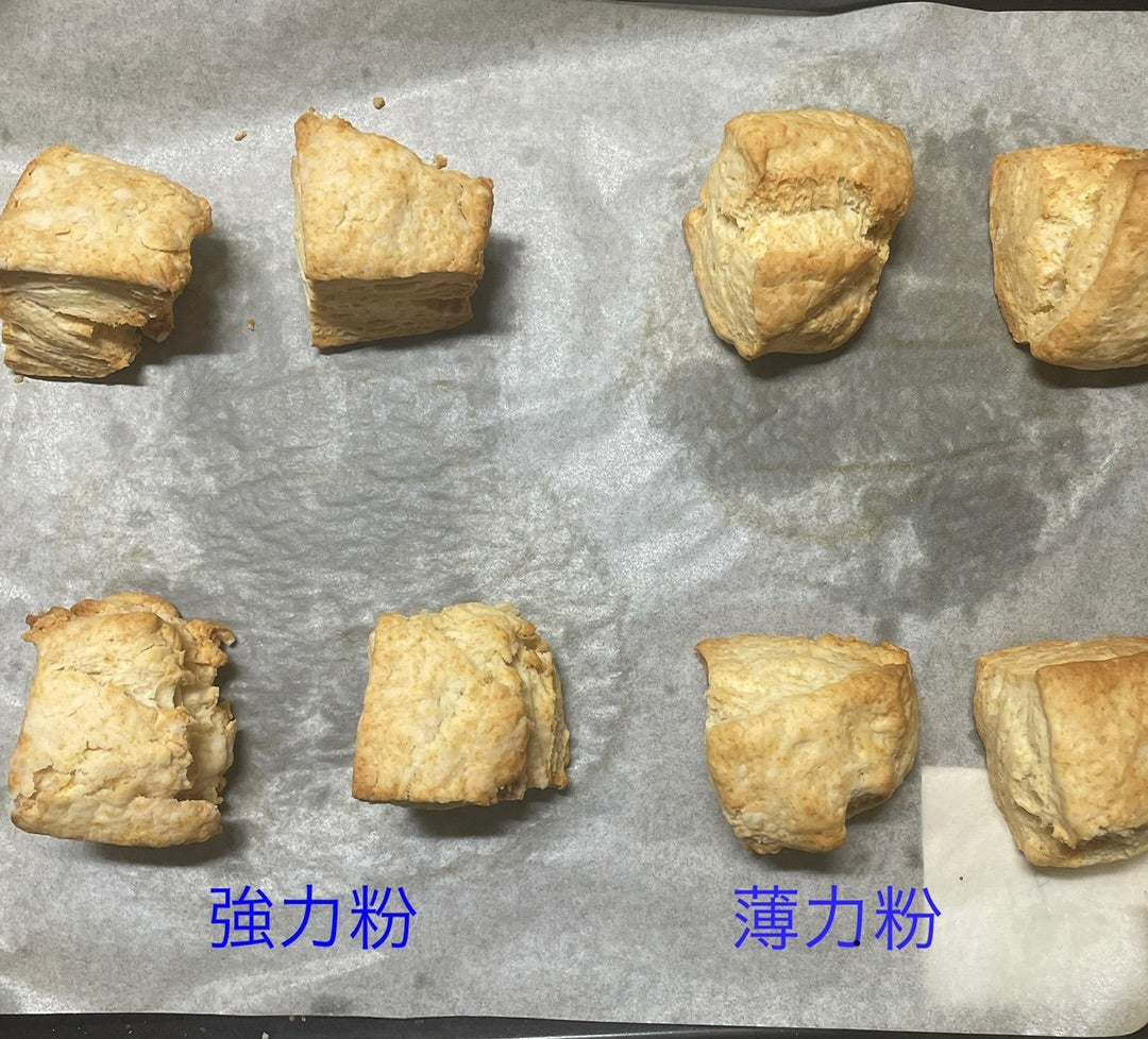 強力粉でサクふわスコーン バター不使用