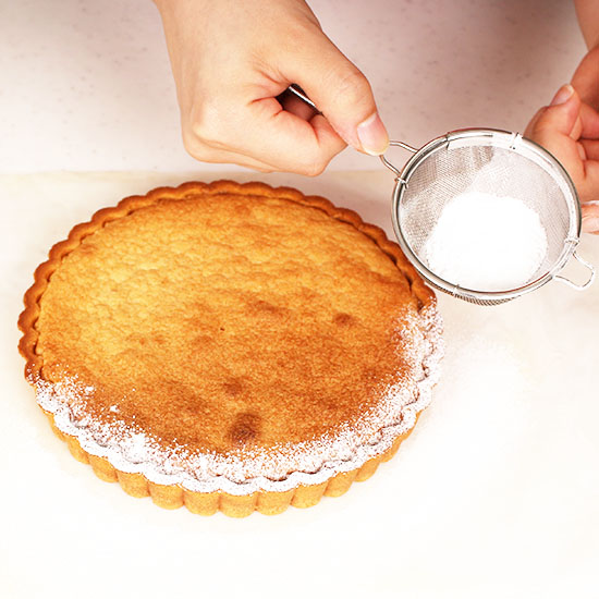 簡単！手抜き風？！アーモンドクリームの黄桃タルト