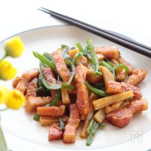 男1人暮らし ささみとキムチ炒め