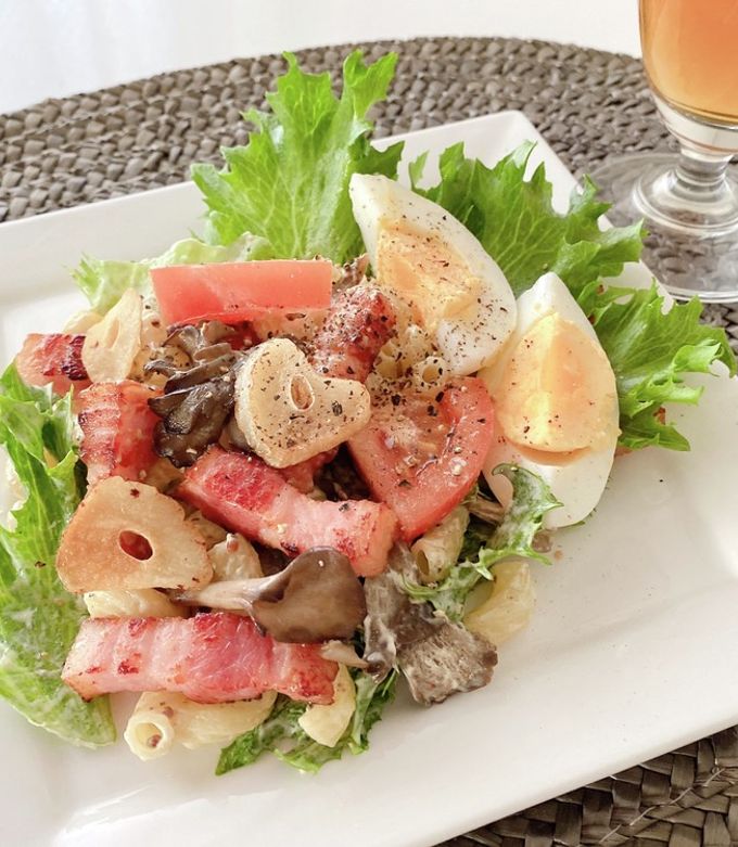 コク旨マカロニサラダ米久ブロックベーコン by Heart様 れいクックパッド簡単おいしいみんなのレシピが392万品