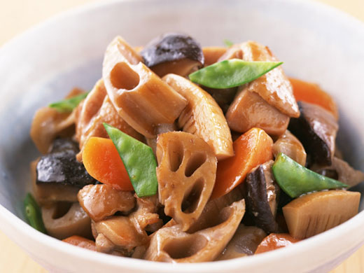 スナップえんどうの煮びたし