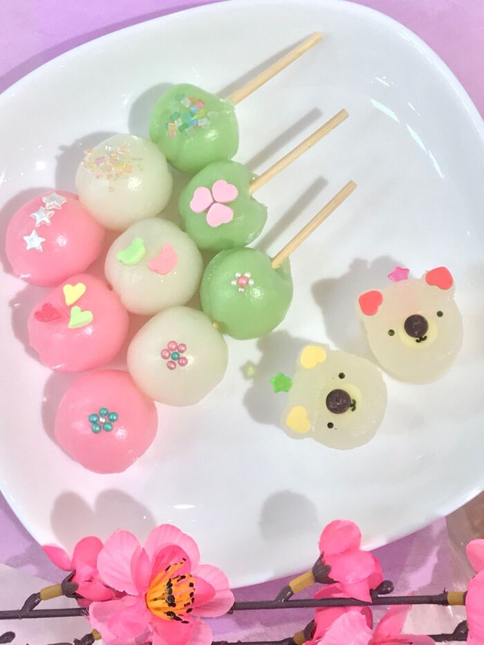 ひな祭り☆おやつはもっち餅の白玉で