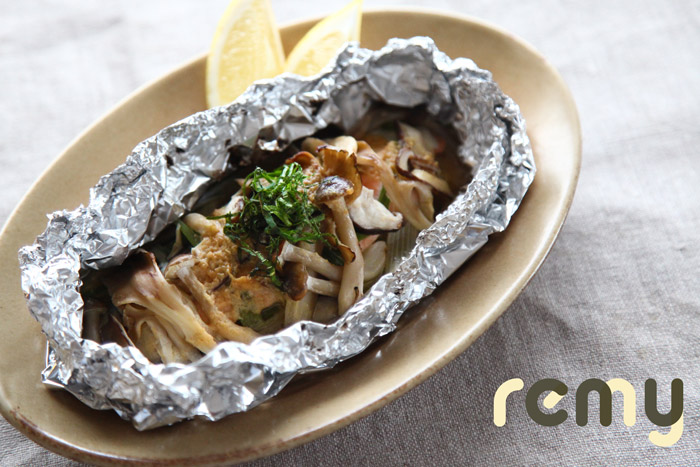 たらと野菜のホイル焼き バター醤油味Cook-man クックマン ～男のスピードレシピ集