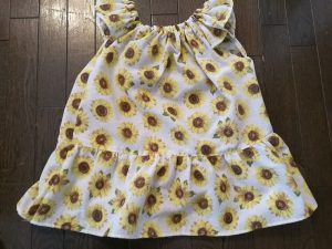 マリメッコのプケッティで簡単袖なしロングチュニックを手作りする - らんらんソーイング