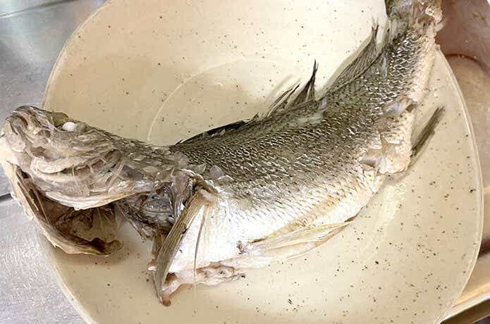 簡単中華風蒸し魚 清蒸魚