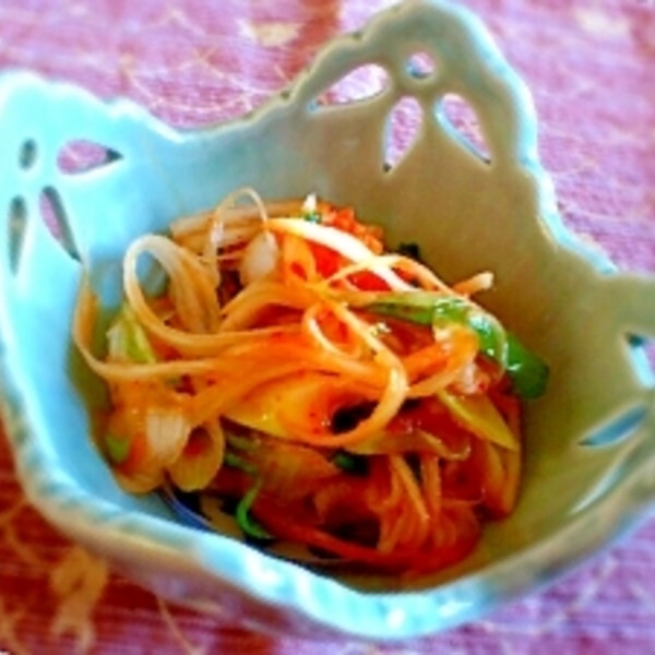 おつまみに☆ネギキムチ☆