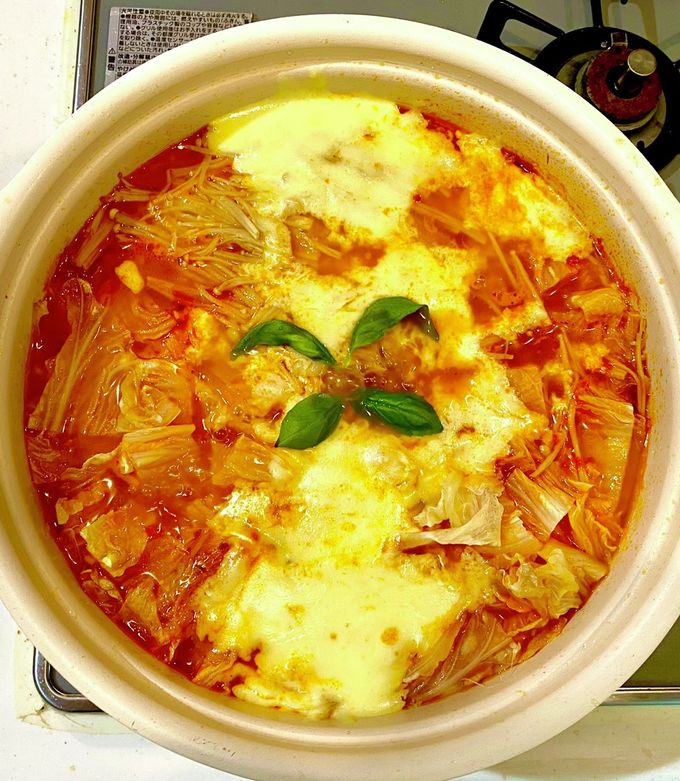 白菜と豚肉のミルフィーユ風トマト鍋 甘熟 カゴメ株式会社