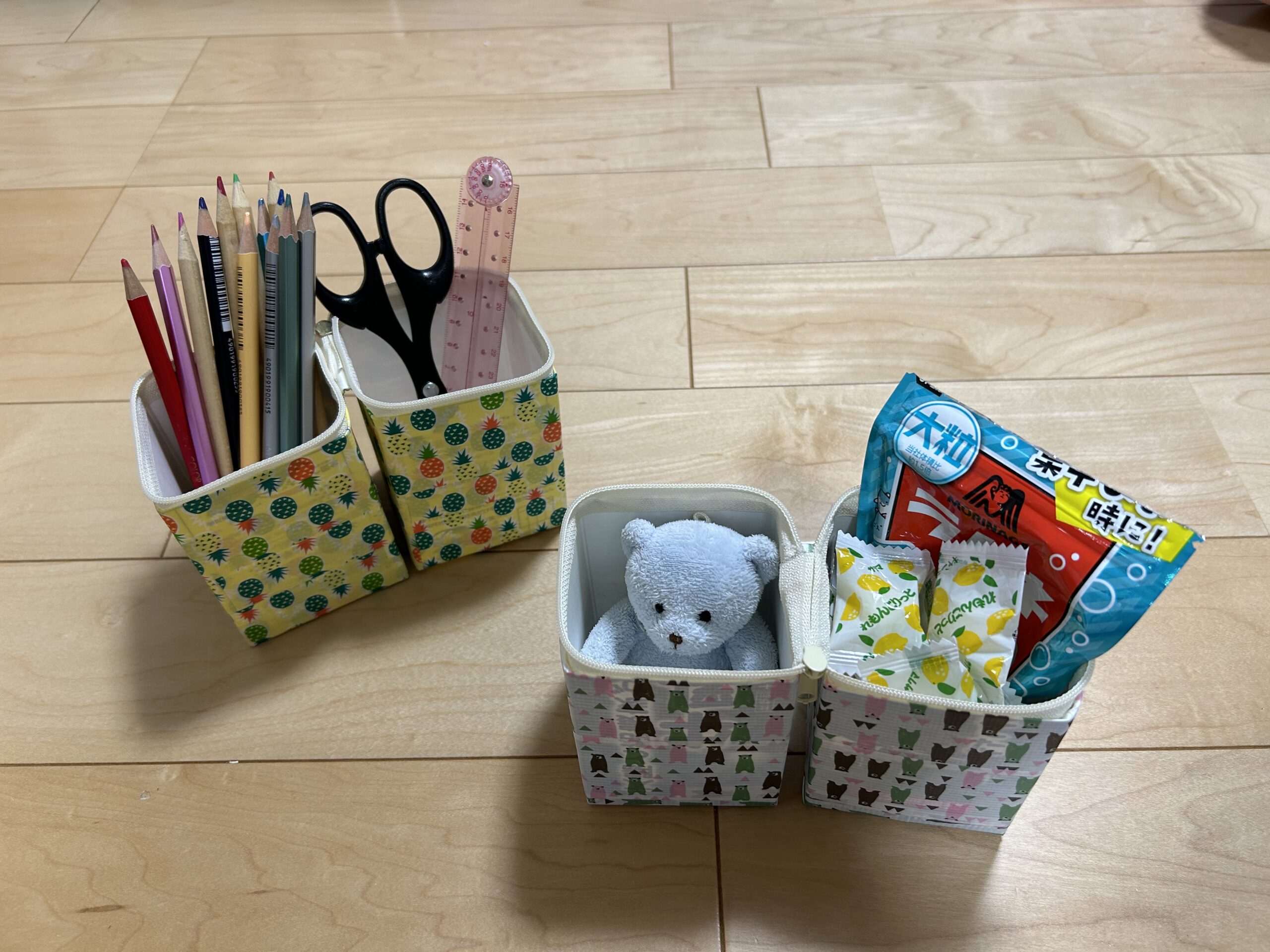 DIY☆100均の材料だけで作る簡単可愛い量産向きのオシャレなペンケース Cute mass-produced pencil case -YouTube