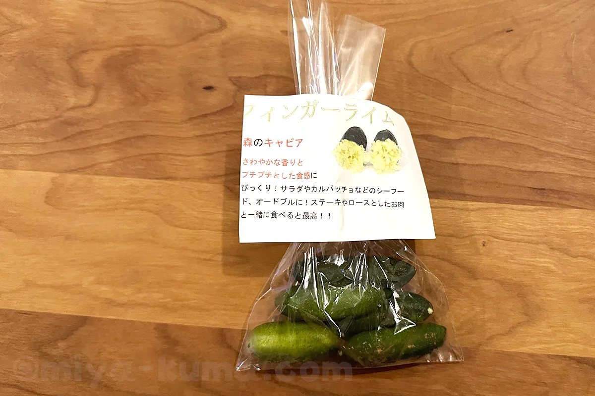 希少な高級食材フィンガーライムとの出会い食べるプラス