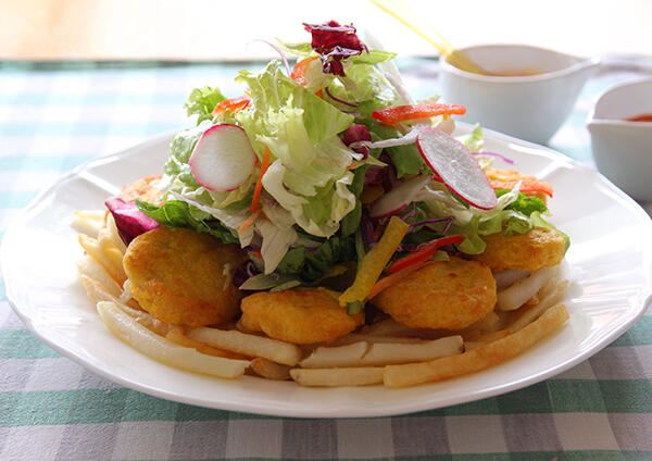 野菜たっぷりクリスマス★ポテトサラダ