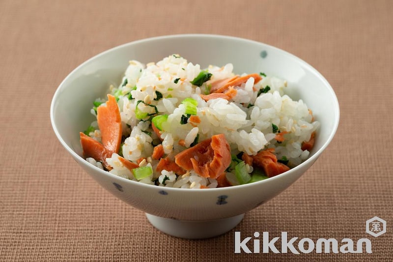 小松菜とじゃこの混ぜご飯