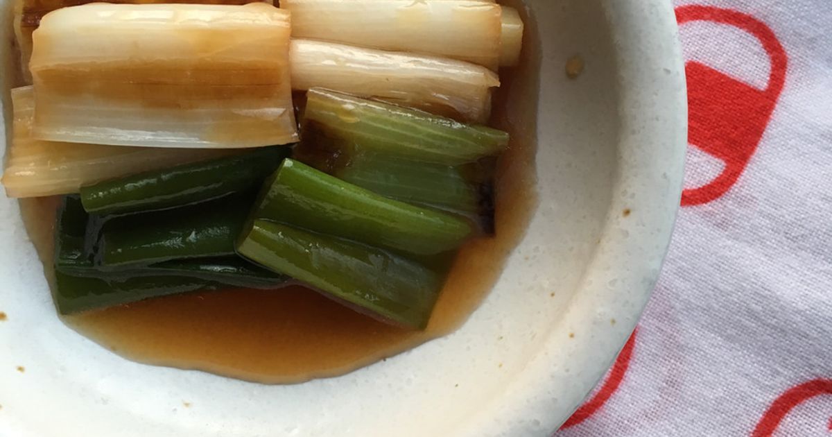 ほぼ塩０ 長ねぎのマリネ