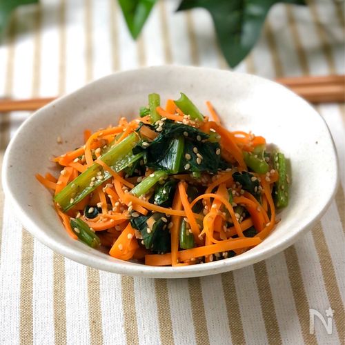 菊花と小松菜のお浸し 副菜