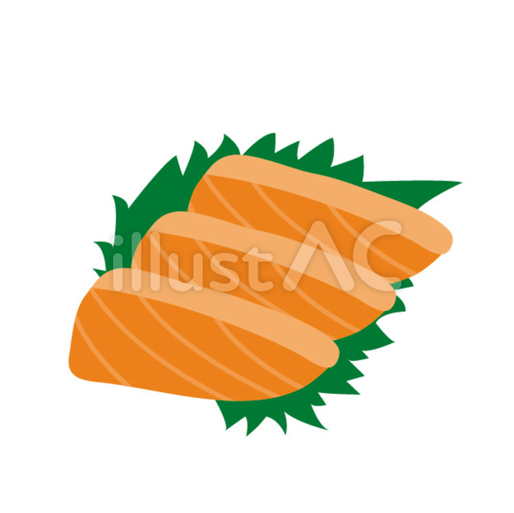 炙りサーモンの握り寿司のイラスト - いらすと本舗
