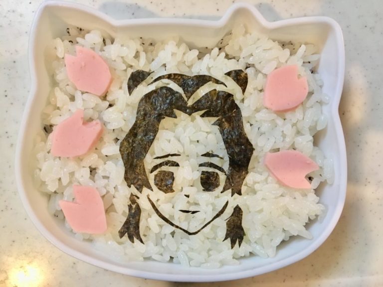 キャラ弁 クリくんと毬栗くん