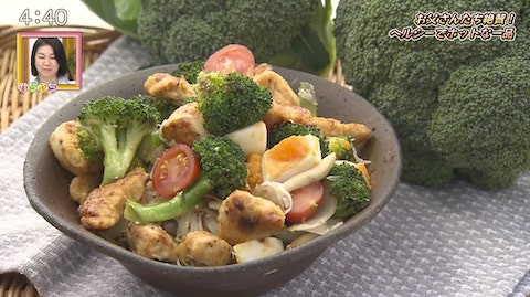 ポン酢だけ！鶏むね肉とブロッコリーのさっぱり焼き