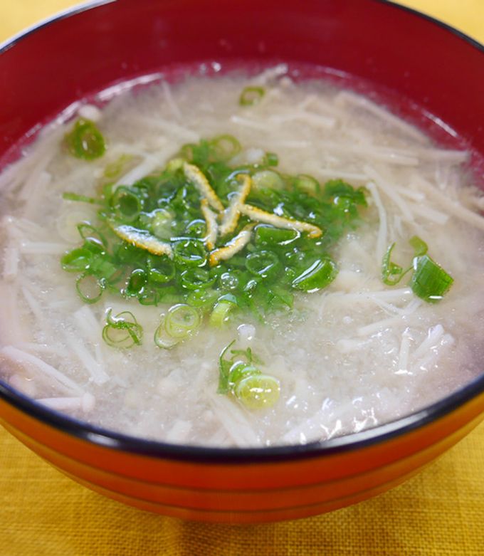 大根のみぞれスープ」クラシル