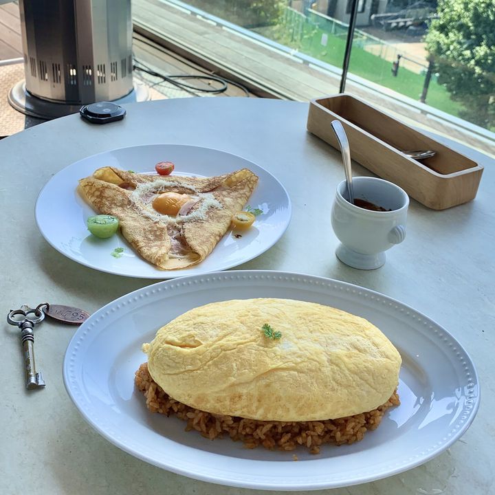 くまライス＆白くまストロガノフhenteco へんてこ 〜森の洋菓子店 目黒区碑文谷 カフェ＆焼き菓子専門・洋菓子店