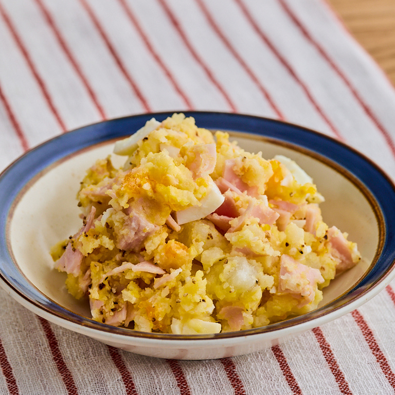 半熟たまごのポテトサラダ