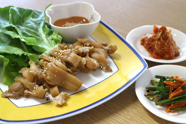 ねぎと焼豚のスパゲティペペロンチーニ