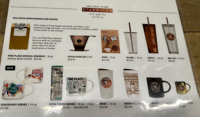 希少・新品未使用 スターバックスシアトル1号店限定日本未入荷6点セット